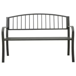 VidaXL Outdoor Patio Bench Garden Park Steel Bench For Outdoor Backyard Steel - Gray 13 VidaXL Outdoor Patio Bench Garden Park Steel Bench For Outdoor Backyard Steel - Gray -All Patio Furniture GUEST 001bf96c 8fa6 4049 9704 0ac7c0635840