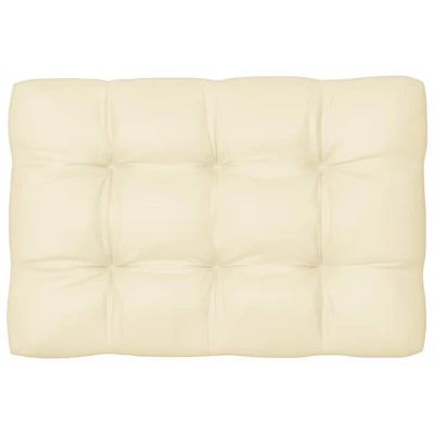 VidaXL Garden Pallet Sofa Cushions 7 Pcs Set - Durable Outdoor Seat And Back Cushions With Wear-Resistant Fabric Upholstery - Cream Color 5 VidaXL Garden Pallet Sofa Cushions 7 Pcs Set - Durable Outdoor Seat And Back Cushions With Wear-Resistant Fabric Upholstery - Cream Color - Image 3