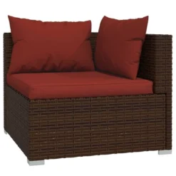 VidaXL 3 Piece Patio Lounge Set With Cushions Brown Poly Rattan -All Patio Furniture GUEST 00d46723 1bf6 490c a749 39d0475d57b2