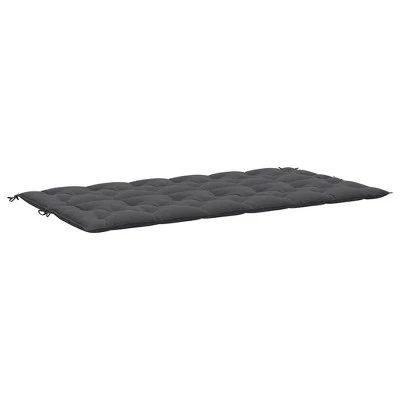 VidaXL Bench Cushion Water Repellent Outdoor Seat Cushion Pad Oxford Fabric - Anthracite 78.7" 5 VidaXL Bench Cushion Water Repellent Outdoor Seat Cushion Pad Oxford Fabric - Anthracite 78.7" - Image 3