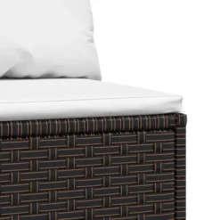 VidaXL Patio Middle Sofa Brown PE Rattan Medium Modular -All Patio Furniture GUEST 04a31bb9 8656 479d 997c 40dbe0def106