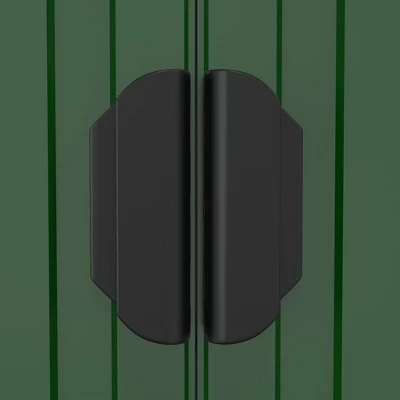 VidaXL Garden Shed Green Galvanized Steel Large Garden Shed - 75.6" X 303.9" X 87.8" 8 VidaXL Garden Shed Green Galvanized Steel Large Garden Shed - 75.6" X 303.9" X 87.8" - Image 6