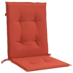 VidaXL Lowback Chair Cushion Set Of 6 Melange Red 100% Polyester -All Patio Furniture GUEST 06e453b2 4a89 4f62 ab5c f7c976ff2e40