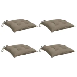 VidaXL Chair Cushion Non Slip Outdoor Patio Seat Cushion Pad Oxford Fabric - Taupe 19.7" X 19.7" X 2.8" 4 -All Patio Furniture GUEST 07a10bbc 06bf 468d 90c4 deb49a2079ca