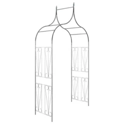 VidaXL Garden Arch, Arch Trellis, Metal Arch, Weather-Resistant, Dark 111.4"H X 50.8"W Green 17 VidaXL Garden Arch, Arch Trellis, Metal Arch, Weather-Resistant, Dark 111.4"H X 50.8"W Green -All Patio Furniture GUEST 097e6c62 ca8c 46cf 843a 18160dac7d9e
