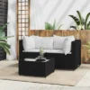 VidaXL Patio Lounge Set Black And White Poly Rattan -All Patio Furniture GUEST 0b570dc0 3d91 456c b36d 2920fdafa734