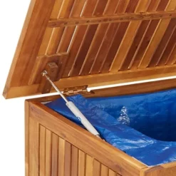 VidaXL Patio Storage Box With Wheels 59.1"x19.7"x22.8" Solid Wood Acacia 15 VidaXL Patio Storage Box With Wheels 59.1"x19.7"x22.8" Solid Wood Acacia -All Patio Furniture GUEST 0bb1b9ba d3b1 4c9c b8ba 873a1ec239b7