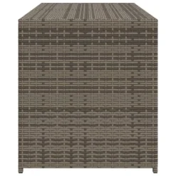 VidaXL Garden Storage Box Gray 74.8 Gallon Poly Rattan -All Patio Furniture GUEST 0bb45d29 8929 4ec2 82a0 1845f4cc05de