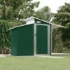 VidaXL Storage Shed Outdoor Garden Shed For Furniture Storage Galvanized Steel - Green -All Patio Furniture GUEST 0cabad1e 70b2 4325 ad0a aa7b022672bd