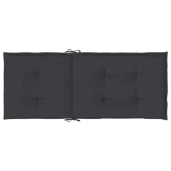 VidaXL Highback Chair Cushion Set Of 4 Black 100% Polyester 17 VidaXL Highback Chair Cushion Set Of 4 Black 100% Polyester -All Patio Furniture GUEST 0d332958 cce3 43d6 a5b1 34257203ead1