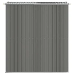 VidaXL Garden Shed Light Gray Galvanized Steel Large Garden Shed - 75.6" X 75.2" X 87.8" -All Patio Furniture GUEST 0e79dd47 df73 4c90 8ad2 64cd8cf1885a