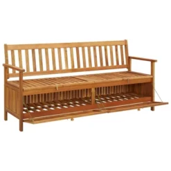 VidaXL Patio Storage Bench 66.9" Solid Acacia Wood -All Patio Furniture GUEST 0f44d8af e117 4f58 98a2 7a704ba774e3