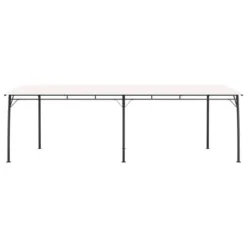 VidaXL Cream Garden Sunshade Awning - 236.2"x118.1"x100.4" Polyester Fabric Canopy, Powder-Coated Steel Frame For Patio, Outdoor -All Patio Furniture GUEST 10e3aa34 8869 459a b7a0 e0d411316535