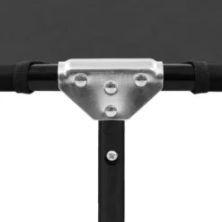 VidaXL Foldable Sun Lounger With Rust-Free Steel Frame And Weather-Resistant Fabric, Heavy-Duty Camping Bed Ideal For Camping, Beach, Outdoors – Black -All Patio Furniture GUEST 1133277a 2dc8 42a3 aa99 25511afe429a