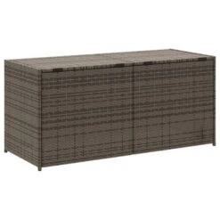 VidaXL Garden Storage Box Gray 74.8 Gallon Poly Rattan -All Patio Furniture GUEST 119ee164 123b 4e20 b809 5a7eccb905d8
