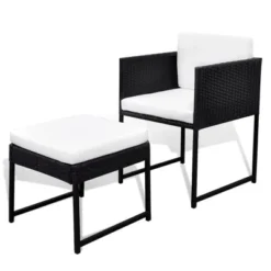 VidaXL Outdoor Dining Set Black, White 14 VidaXL Outdoor Dining Set Black, White -All Patio Furniture GUEST 131d71c1 a24c 4cf4 9559 c73dc352678f