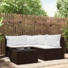 VidaXL Patio Lounge Set Brown, Cream White -All Patio Furniture GUEST 158100e5 f0fc 4682 84e2 30836ce4afaa