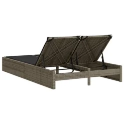 VidaXL Double Patio Sun Lounger - Gray Poly Rattan Furniture With Adjustable Backrest & Cushions - Outdoor Garden Daybed Chair 14 VidaXL Double Patio Sun Lounger - Gray Poly Rattan Furniture With Adjustable Backrest & Cushions - Outdoor Garden Daybed Chair -All Patio Furniture GUEST 160ed19d faeb 47bb 8ad0 dd30b0f7a90c