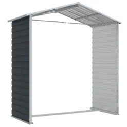 VidaXL Garden Shed Anthracite Galvanized Steel 75.2 X 51.2 X 78 In - Anthracite -All Patio Furniture GUEST 16ee11df bb98 4dca a20f 864b53ea162f