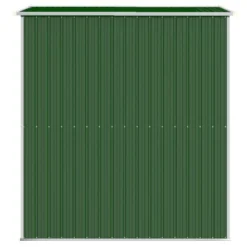 VidaXL Garden Shed Green Galvanized Steel Large Garden Shed - 75.6" X 75.2" X 87.8" -All Patio Furniture GUEST 1f80f62a 6e30 455d 90b4 df5bed3197b4