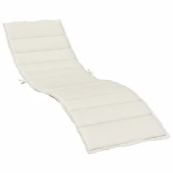 VidaXL Sun Lounger Cushion - Melange Cream - Outdoor/Indoor Polyester Seat Pad For Garden, Patio, Or Living Room Furniture - 78.7” X 27.6” X 1.6” -All Patio Furniture GUEST 1fd7bed6 2de1 4363 8e7c f51c57b16f0f