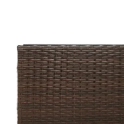 VidaXL Patio Sofa Set - L-Shaped Brown Poly Rattan Outdoor Seating With Side & Coffee Table, Tempered Glass Top, Cushions, Storage 24 VidaXL Patio Sofa Set - L-Shaped Brown Poly Rattan Outdoor Seating With Side & Coffee Table, Tempered Glass Top, Cushions, Storage -All Patio Furniture GUEST 1fe2af75 299f 423c a213 dbdc5664078b