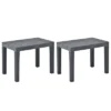 VidaXL 2x Garden Bench Plastic Outdoor Lounge Seating - Anthracite -All Patio Furniture GUEST 220b7da3 5b1d 41c9 8c2e 952d31afefd3