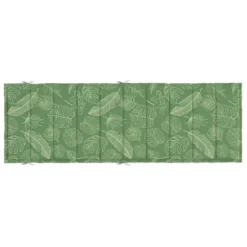 VidaXL Sun Lounger Cushion - Durable Oxford Fabric - Water-Resistant And Lightweight With Leaf Pattern Design And Non-Slip Features - Green -All Patio Furniture GUEST 262483a5 5b60 4743 804f 1a8a047496f3
