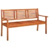 VidaXL Bench Brown Solid Eucalyptus Wood 2-Seater Ergonomic - 59.1" X 23.6" X 35" 1 VidaXL Bench Brown Solid Eucalyptus Wood 2-Seater Ergonomic - 59.1" X 23.6" X 35" -All Patio Furniture GUEST 2637769d 472d 459e a3a8 4dc2209b3d3b