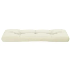 VidaXL Outdoor Pallet Cushion In Cream - 47.2"x15.7"x4.7", Fabric Material With Hollow Fiber Stuffing, Water Repellent, Lightweight -All Patio Furniture GUEST 2641568f c0cc 4f03 9295 cb3baf108927
