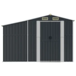 VidaXL Garden Shed Anthracite Galvanized Steel, Polypropylene Large -All Patio Furniture GUEST 2753a0aa 3fe9 4da0 ba96 5acc996addf9
