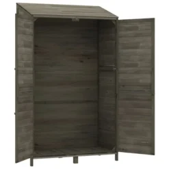 VidaXL Garden Shed For Tool Storage House Outdoor Backyard Solid Fir Wood - Anthracite 40.2" X 20.5" X 68.7" 16 VidaXL Garden Shed For Tool Storage House Outdoor Backyard Solid Fir Wood - Anthracite 40.2" X 20.5" X 68.7" -All Patio Furniture GUEST 2d18917e d580 494d 942e 3a3d905d3467