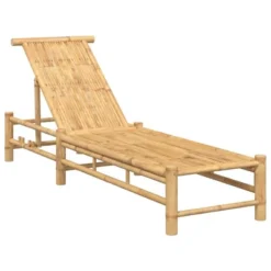 VidaXL Sun Lounger Natural Bamboo Bamboo Adult-size -All Patio Furniture GUEST 2da07106 4044 49cd b33f 85d8739a787e