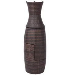 VidaXL Poly Rattan 3-Piece Brown Bistro Set - Stackable Table And Chairs With Cream-White Cushions For Garden, Patio, Balcony -All Patio Furniture GUEST 2ddf9b0a 2f30 4bb2 b199 a754af4600bc