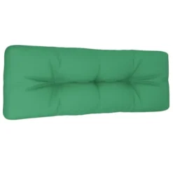 VidaXL Outdoor Pallet Cushion - 47.2"x15.7"x4.7", 100% Polyester Fabric, Durable & Comfortable - Green -All Patio Furniture GUEST 2fe7bece e078 412a 8080 c553e7b2743b