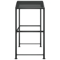 VidaXL Steel BBQ Gazebo With Side Shelves - Anthracite, Ideal For Barbeque Sessions During Sunny & Rainy Days, Durable Build 82.7"x44.9"x90.6" -All Patio Furniture GUEST 307adeea cfff 43cf bf94 355983e83d57