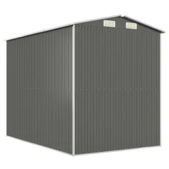 VidaXL Garden Shed Light Gray Galvanized Steel Large Garden Shed - 75.6" X 107.9" X 87.8" 14 VidaXL Garden Shed Light Gray Galvanized Steel Large Garden Shed - 75.6" X 107.9" X 87.8" -All Patio Furniture GUEST 31f15072 ea49 4014 bc2d 110b17eca0a1