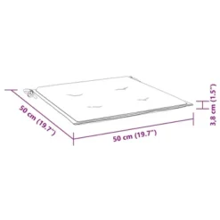 VidaXL Set Of 6 Anthracite Garden Chair Cushions - 19.7"x19.7"x1.2" Oxford Fabric, Weather-Resistant Outdoor Seat Cushions With Foam Fiber Filling 18 VidaXL Set Of 6 Anthracite Garden Chair Cushions - 19.7"x19.7"x1.2" Oxford Fabric, Weather-Resistant Outdoor Seat Cushions With Foam Fiber Filling -All Patio Furniture GUEST 32cc35dd a324 434b addc 6795596f5cd3