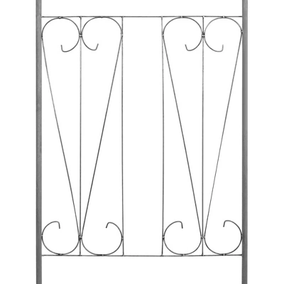 VidaXL Garden Arch, Arch Trellis, Metal Arch, Weather-Resistant, Dark 111.4"H X 50.8"W Green 8 VidaXL Garden Arch, Arch Trellis, Metal Arch, Weather-Resistant, Dark 111.4"H X 50.8"W Green - Image 6