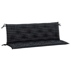 VidaXL Bench Cushion Water Repellent Outdoor Seat Cushion Pad Oxford Fabric - Black And White 59.1" -All Patio Furniture GUEST 33f526a0 b056 4293 9bf7 8542ad32ba94
