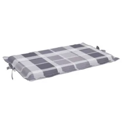 VidaXL Sun Lounger Cushion Grey Check Pattern Oxford Fabric (100% Polyester) -All Patio Furniture GUEST 348df6fe cd73 4b1d 8f78 505024c78b23