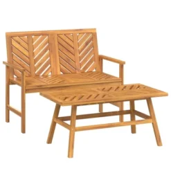 VidaXL 2 Piece Patio Lounge Set Solid Wood Acacia -All Patio Furniture GUEST 364200fe f0d3 4a67 b49b 04b047b11f3e