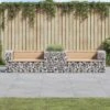 VidaXL Garden Bench With Gabion Basket Natural Wood And Silver 1 VidaXL Garden Bench With Gabion Basket Natural Wood And Silver -All Patio Furniture GUEST 36534d2b 1f37 437f 9706 264bf8fa2304