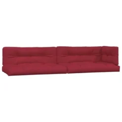 VidaXL 5pcs Outdoor Pallet Cushions - Wine Red Fabric, Hollow Fiber Filled, Weather Resistant, Comfortable And Durable -All Patio Furniture GUEST 36d1e69b 50f0 40af 8bd0 59abfd2e0e02