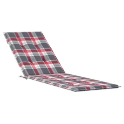 VidaXL Deck Chair Cushion Red Check Pattern Oxford Fabric (100% Polyester) -All Patio Furniture GUEST 36dab8ef c0bd 4938 aed8 9435d4524fbc