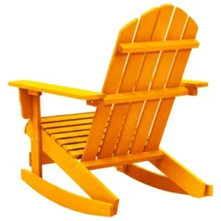 VidaXL Adirondack Rocking Chair Lounge Patio Chair For Garden Solid Wood Fir - Orange -All Patio Furniture GUEST 37031d2c 111c 4de4 871b 5da1fc913ccb