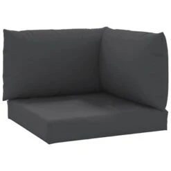 VidaXL Chair Cushion Water Repellent Pallet Cushion Seat Pad Oxford Fabric - Black Corner Sofa -All Patio Furniture GUEST 3a30b778 f5b5 41e2 b916 b3a439d3622f