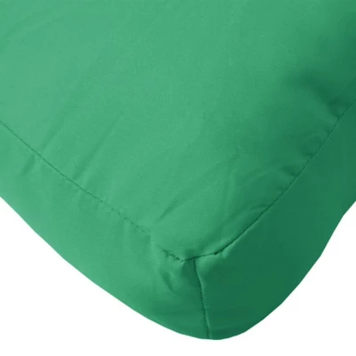 VidaXL Outdoor Pallet Cushion | 23.6"x15.7"x4.7" Green Fabric | Water-Repellent & Comfortable | Perfect For Patio, Bistro, Garden, Picnic 8 VidaXL Outdoor Pallet Cushion | 23.6"x15.7"x4.7" Green Fabric | Water-Repellent & Comfortable | Perfect For Patio, Bistro, Garden, Picnic - Image 6