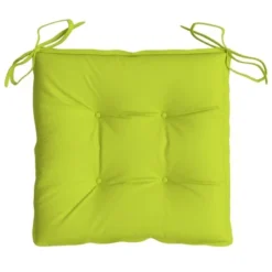 VidaXL Chair Cushion Non Slip Outdoor Patio Seat Cushion Pad Oxford Fabric - Bright Green 15.7" X 15.7" X 2.8" 4-Pack -All Patio Furniture GUEST 3f7e4307 ef9b 45ba b2f9 b0301a3ce03e