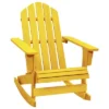 VidaXL Adirondack Rocking Chair Lounge Patio Chair For Garden Solid Wood Fir - Yellow -All Patio Furniture GUEST 40dd7dae 3d1c 412d 8ce3 e0f5f0f4e336